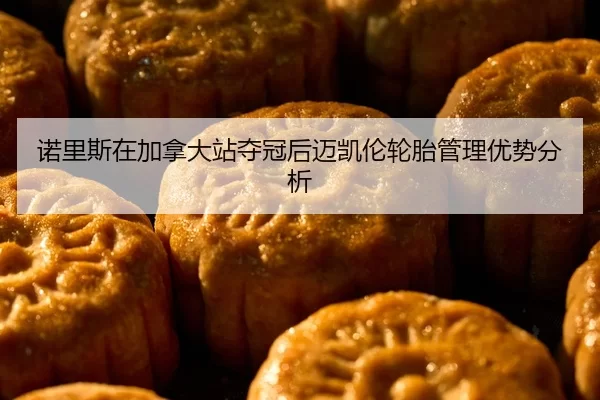 诺里斯在加拿大站夺冠后迈凯伦轮胎管理优势分析
