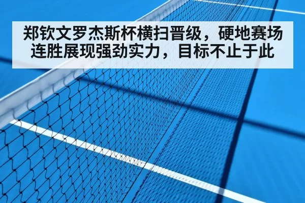 hard court tennis match