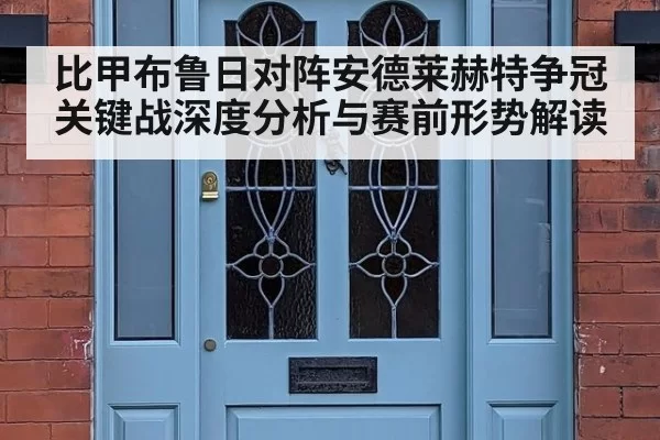 比甲布鲁日对阵安德莱赫特争冠关键战深度分析与赛前形势解读